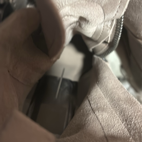 Dolce Vita Jealous Block Heel Tan Suede Lug Boots - Picture 5 of 10